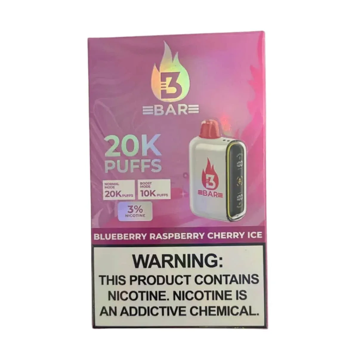 3 Bar 20k 3% Rechargeable Disposable - Image 2