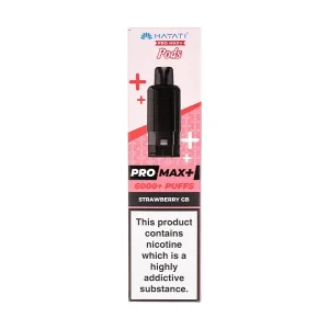 Strawberry GB Pro Max Plus Prefilled Pod + Refill by Hayati
