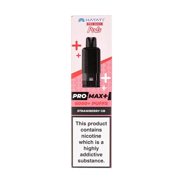Strawberry GB Pro Max Plus Prefilled Pod + Refill by Hayati