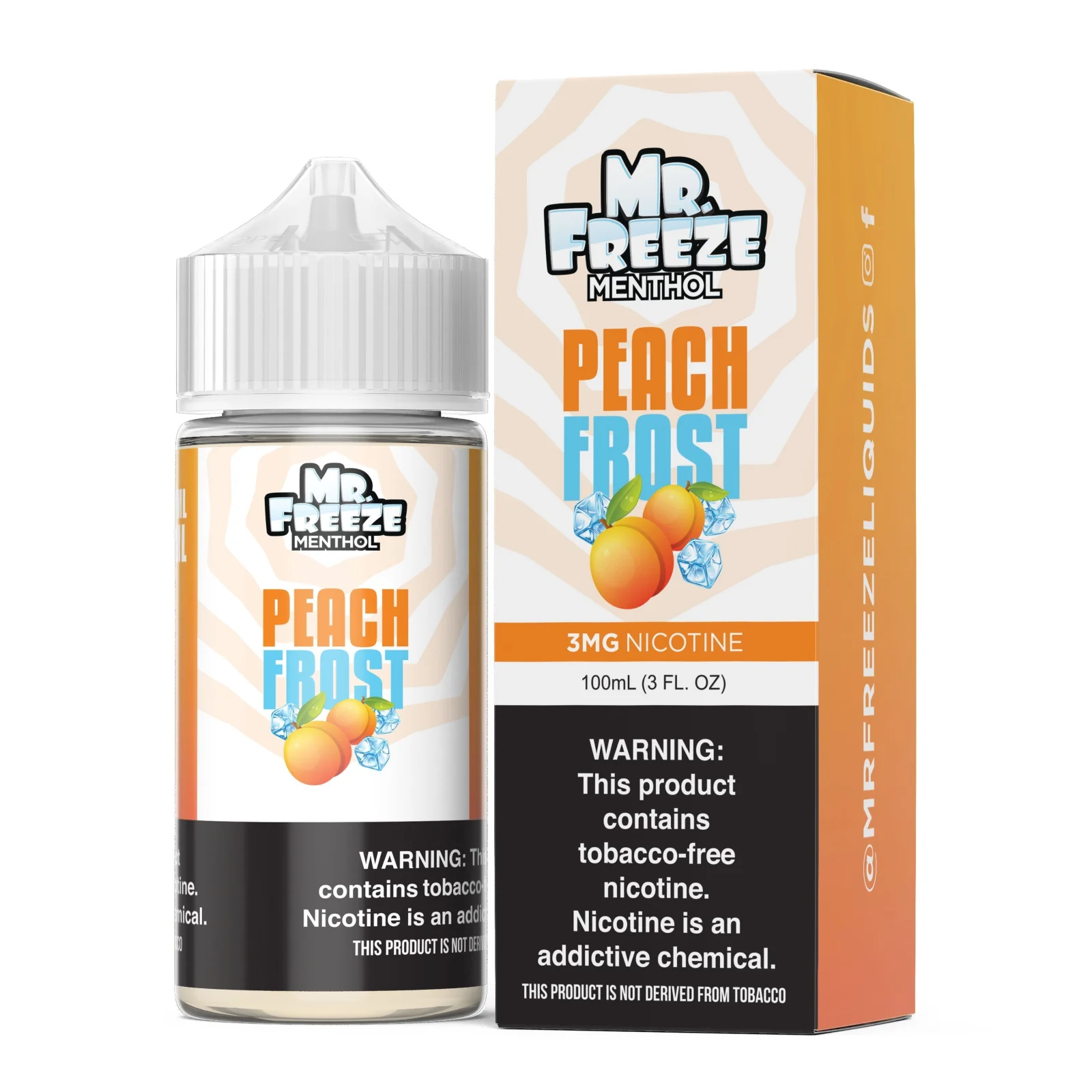 Mr. Freeze TF-Nic Series | 100mL - Peach Frost