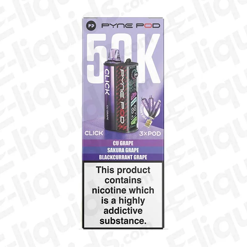 Pyne Pod Click 50K Grape Edition Prefilled Pod Kit