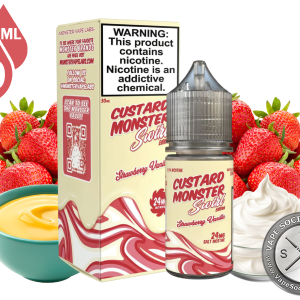 Strawberry Vanilla Swirl Custard Monster Salt 30ml