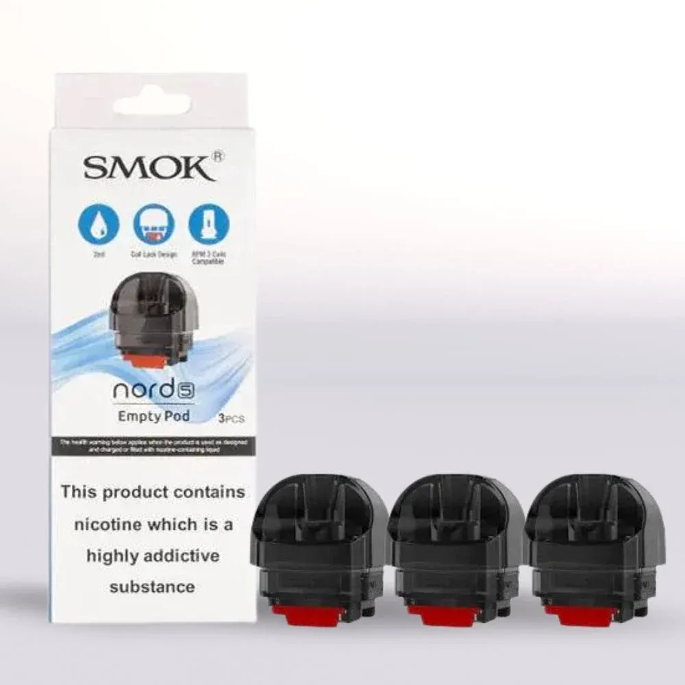 Smok Nord 5 Replacement Pods - Pack of 3