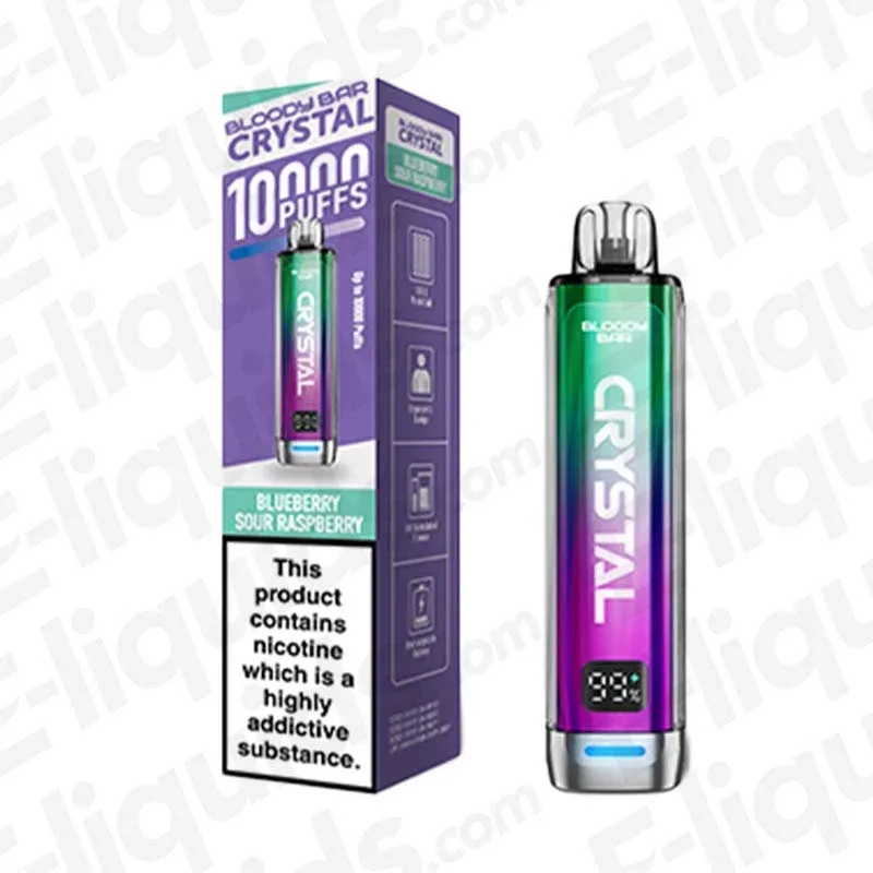 Bloody Bar Crystal 10K Blueberry Sour Raspberry Prefilled Pod Kit