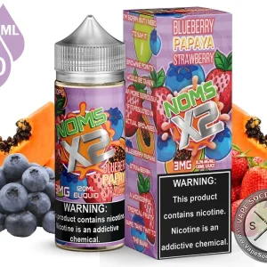 Blueberry Papaya Strawberry NOMS X2 120ml