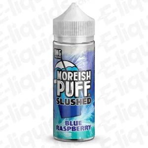Moreish Puff Slushed Blue Raspberry Slushed 100ml Shortfill Vape Juice
