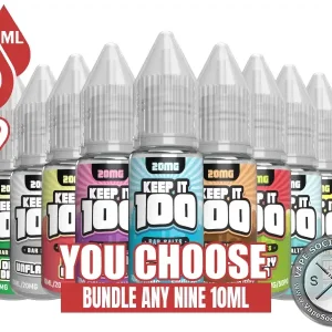 Keep It 100 Bar Salt Bundle 9x10ml (90ml)