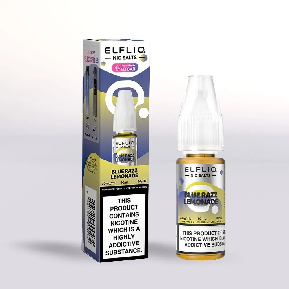 Elf Bar ElfLiq Blue Razz Lemonade Nic Salt E-Liquid