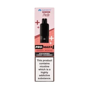 Strawberry Cherry Cranberry Pro Max Plus Prefilled Pod + Refill by Hayati