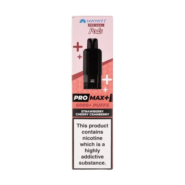 Strawberry Cherry Cranberry Pro Max Plus Prefilled Pod + Refill by Hayati