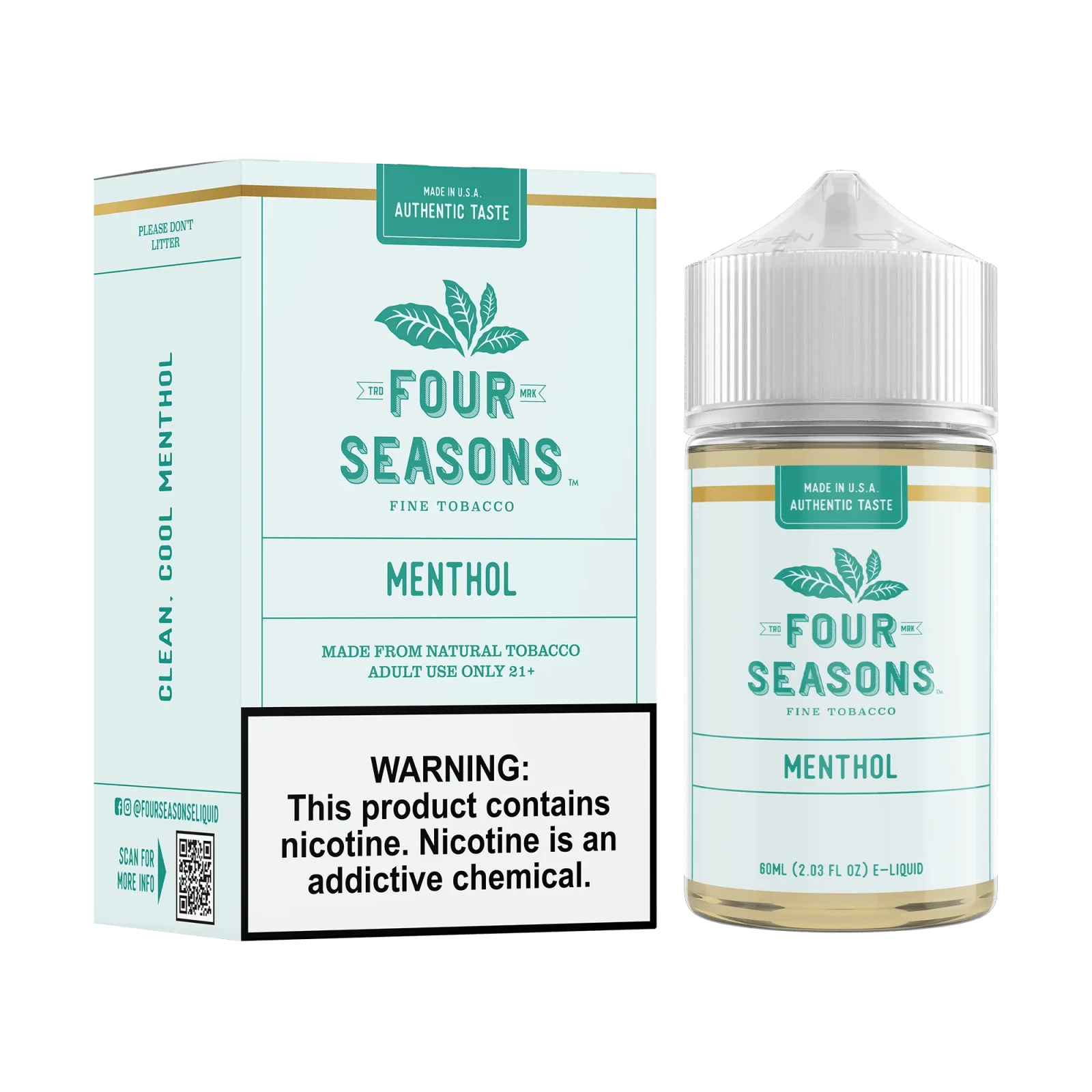 Menthol - Four Seasons - 60mL