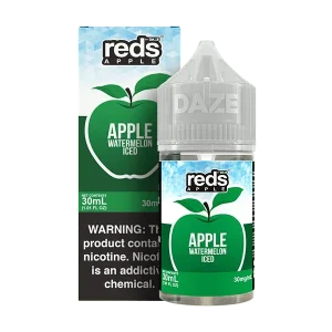 Apple Watermelon ICED SALT - Red's Apple E-Juice by 7 Daze - 30mL
