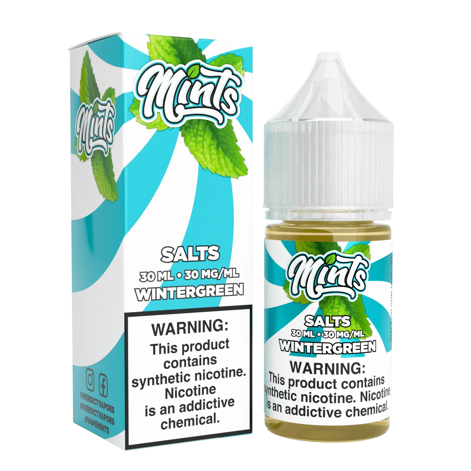 Wintergreen SALT - Mints Vape Co. - 30mL
