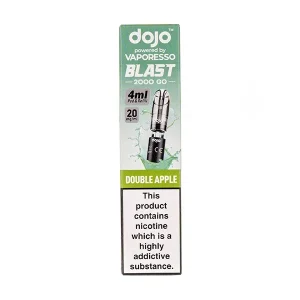 Double Apple Dojo Blast 2000 Go Prefilled Pod + Refill by Vaporesso
