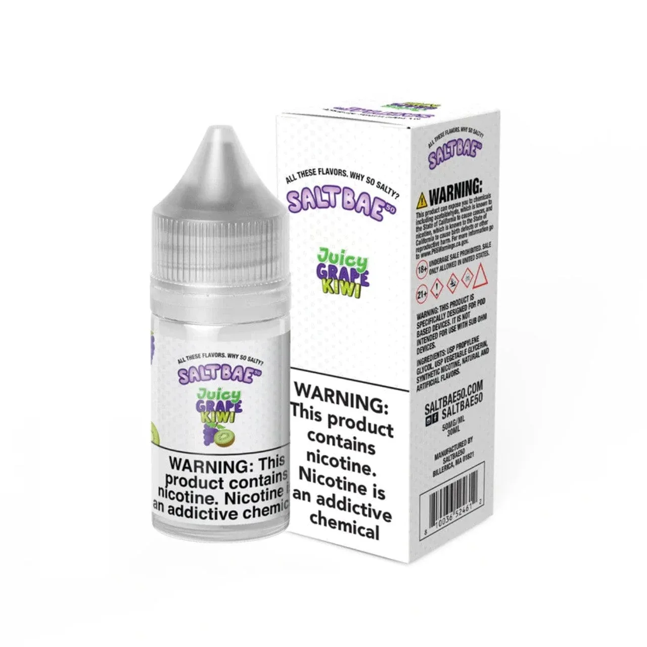 Juicy Grape Kiwi SALT - Salt Bae 50 - 30mL
