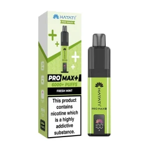 Hayati Pro Max Plus 6000 - Fresh Mint Prefilled Pod Kit