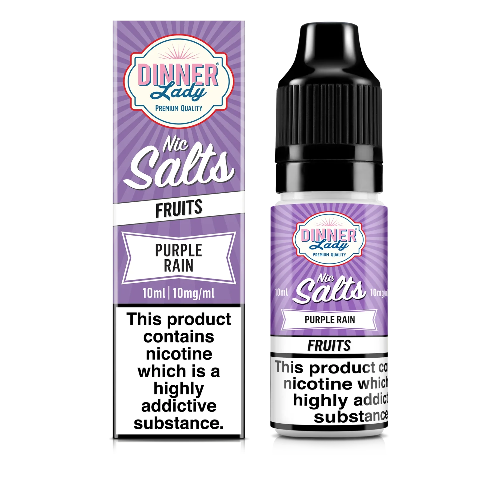 Dinner Lady - Purple Rain Nic Salt E-Liquid - Image 2