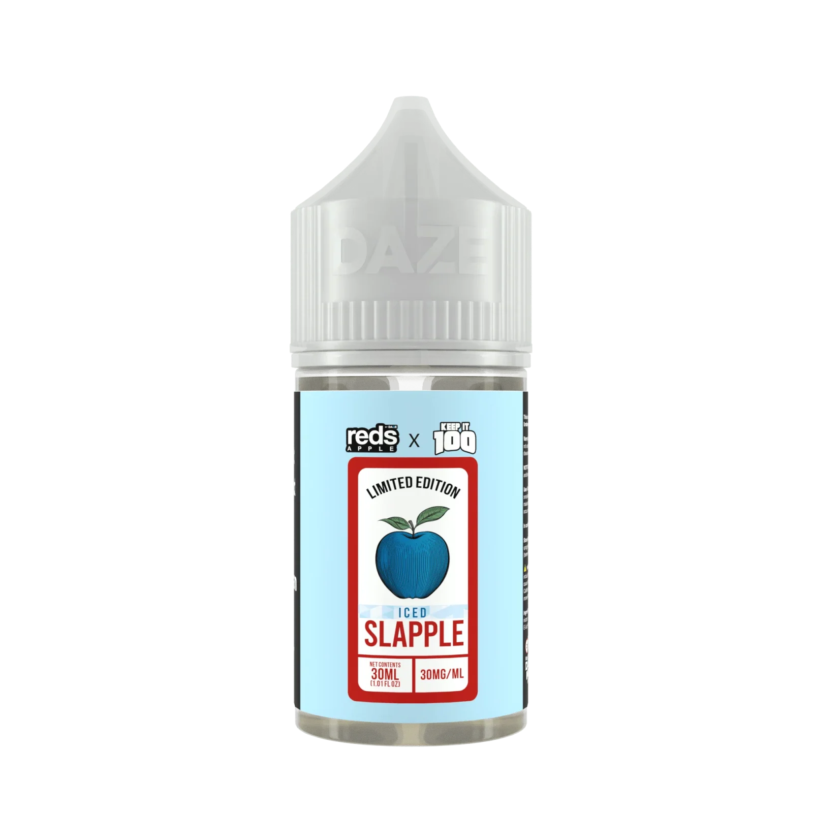 ICED Slapple SALT - Red's Apple E-Juice x Keep It 100 - 30mL