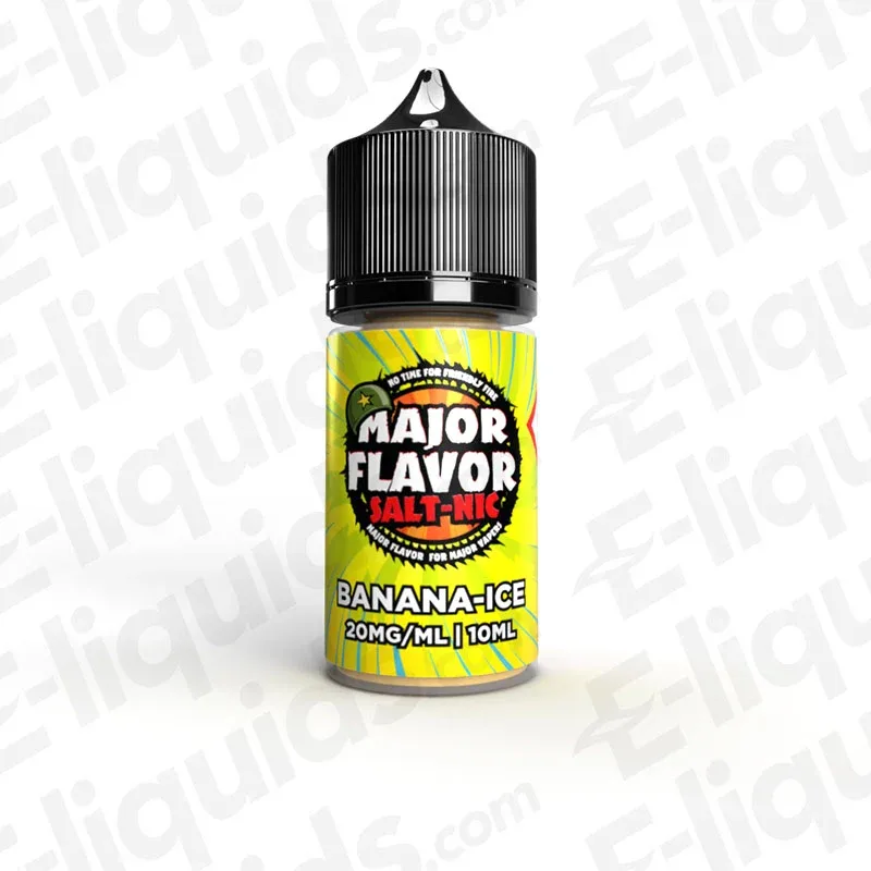 Major Flavor Banana Ice Nic Salt - Image 2