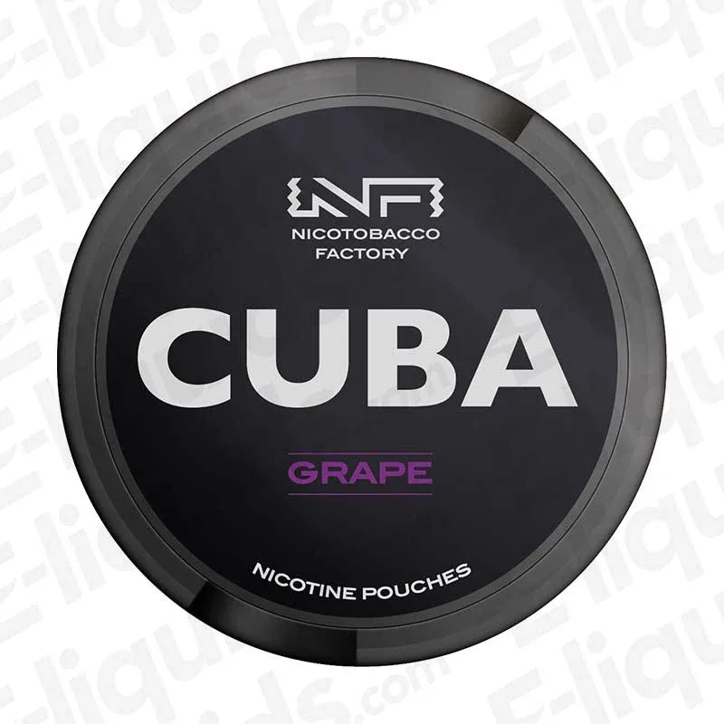 CUBA Black Grape Nicotine Pouches
