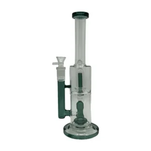 14" Stacked Showerhead Percolator Glass Water Pipe