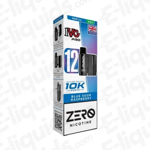 IVG Pro 12 0mg Blue Sour Raspberry Prefilled Pod