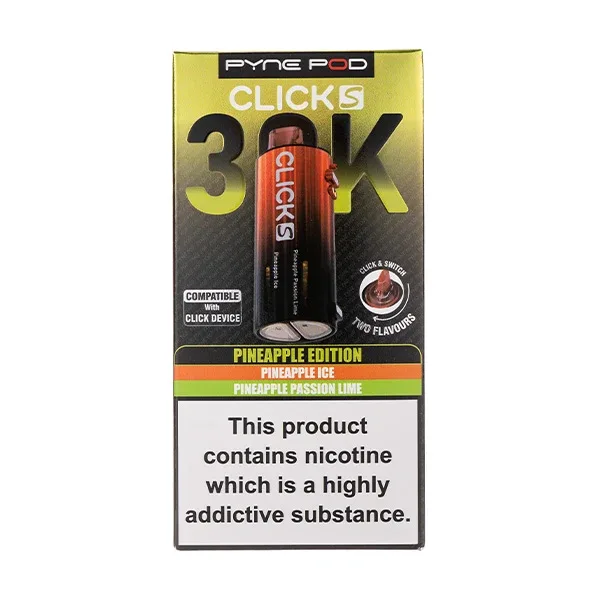 Pineapple Edition Click S 30K Prefilled Pods by Pyne Pod