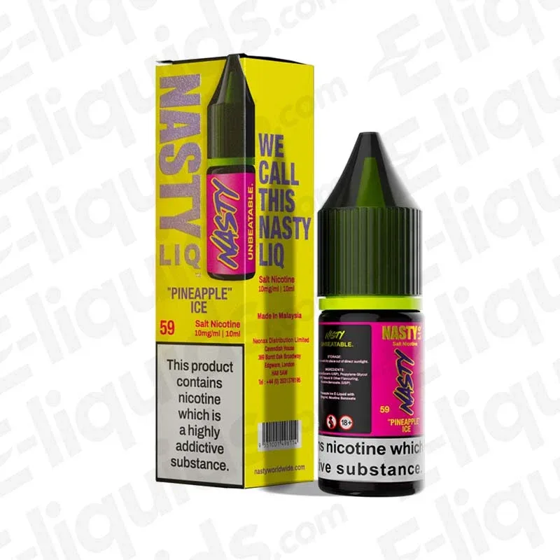 Nasty Juice Pineapple Ice Nic Salt