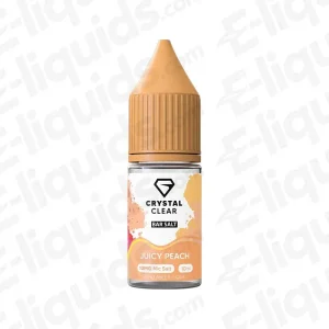 Crystal Clear Juicy Peach Nic Salt