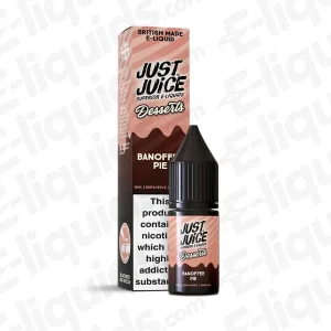 Just Juice Desserts Banoffee Pie Nic Salt
