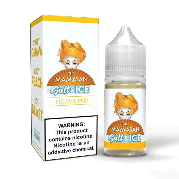 Guava Pop Ice (Guava Peach Ice) by The Mamasan Salt 30ML