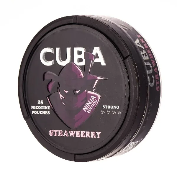 Strawberry Nicotine Pouches by Cuba Ninja