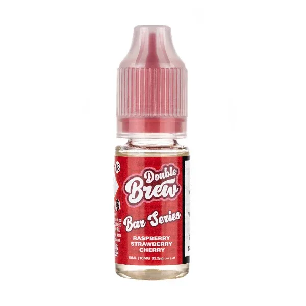 Raspberry Strawberry Cherry Double Brew Nic Salt E-Liquid by Ohm Brew