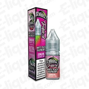 Doozy Vape Co White Peach Raspberry Seriously Tropical Nic Salt