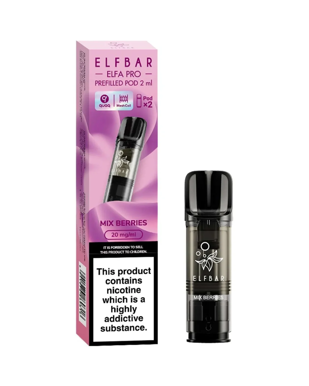 Mix Berries Elf Bar Elfa Pro Pods (x2) - Image 2