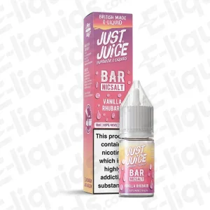 Just Juice Bar Nic Salt Vanilla Rhubarb