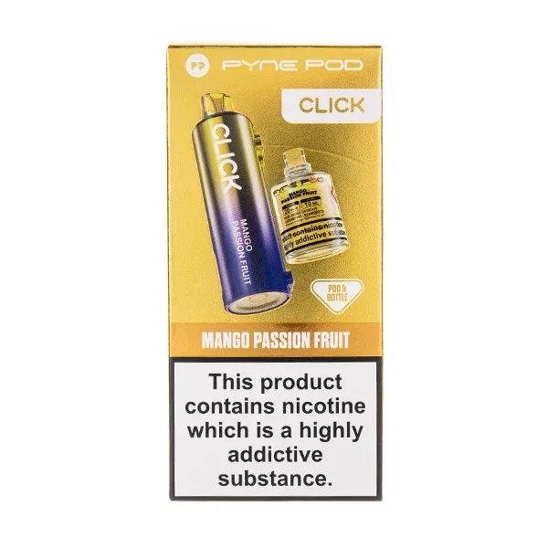 Mango Passion Fruit Pyne Pod Click Pod & Bottle