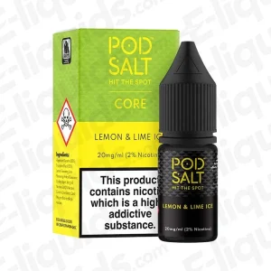 Pod Salt Core Lemon & Lime Ice Nic Salt