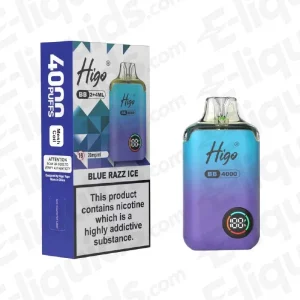 Higo BB 4000 Blue Razz Ice Prefilled Pod Kit