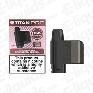 Titan Pro Strawberry Raspberry Cherry Prefilled Pod