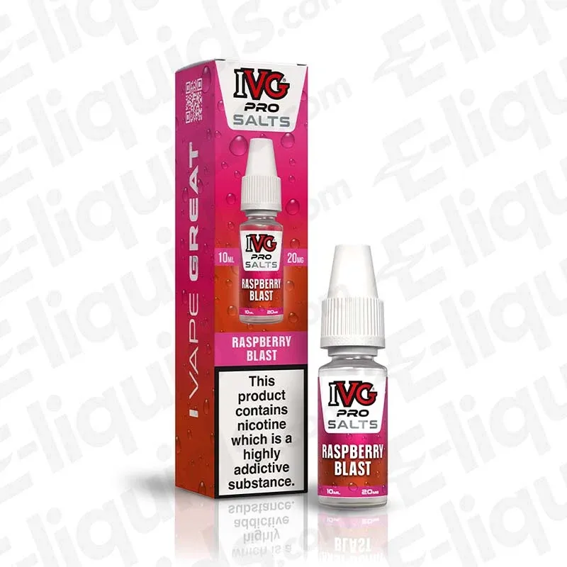 IVG Pro Raspberry Blast Nic Salt - Image 2