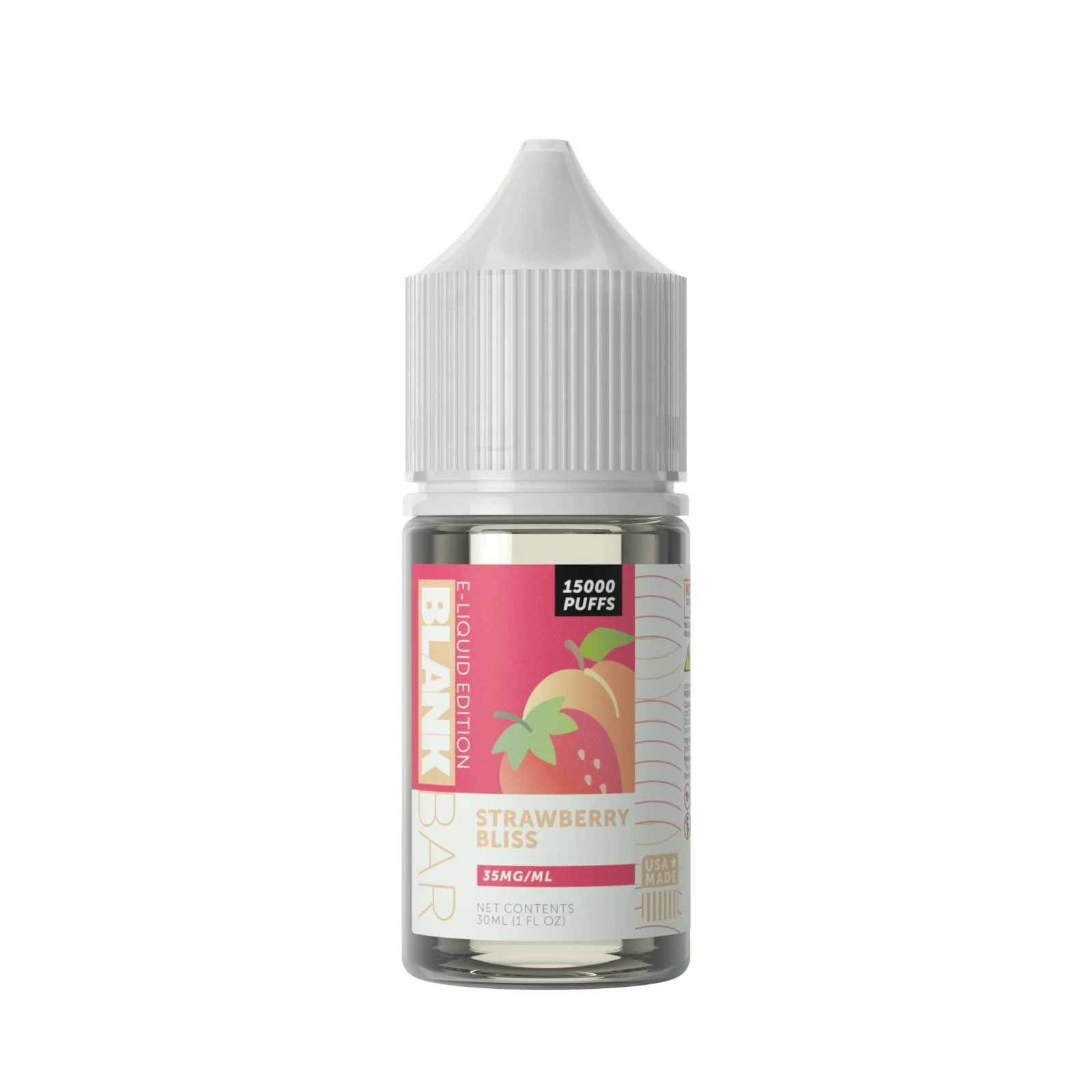 Strawberry Bliss | Blank Bar 15000 Puff Juice Salt Series | 30mL