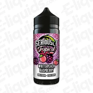 Doozy Vape Co White Peach Raspberry Seriously Tropical 100ml Shortfill Vape Juice