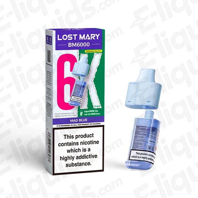 Lost Mary BM6000 Mad Blue Prefilled Pod