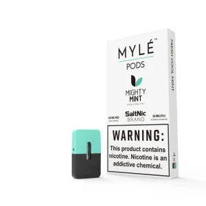 SaltNic Mighty Mint MYLE Replacement Pod 4-Pack