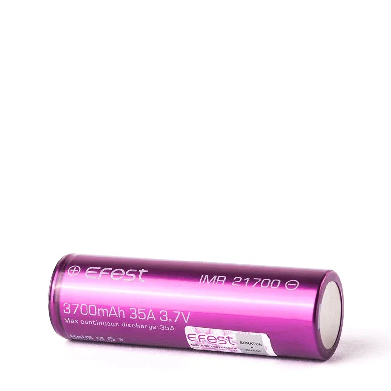 Efest 21700 Battery 3700mAh 35A (2pcs) - Image 2