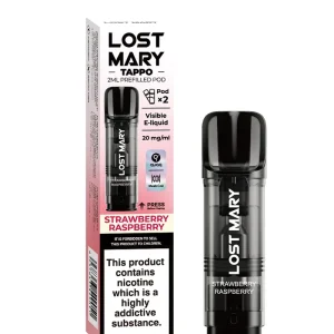 Strawberry Raspberry Lost Mary Tappo Pods (x2)