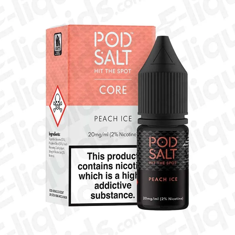 Pod Salt Core Peach Ice Nic Salt