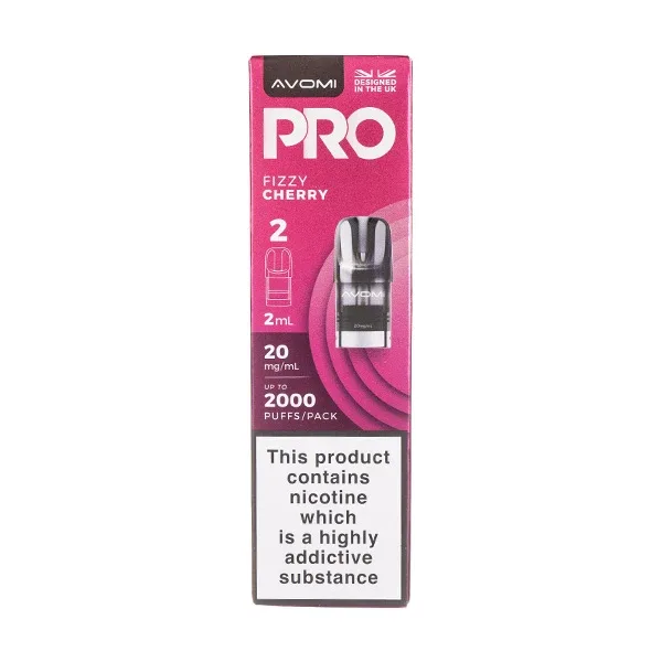 Fizzy Cherry Pro Prefilled Pods by Avomi