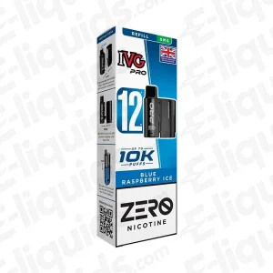 IVG Pro 12 0mg Blue Raspberry Ice Prefilled Pod